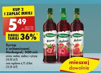Biedronka Syrop malinowy herbapol oferta