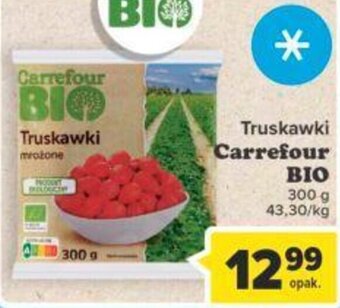 Carrefour Carrefour Truskawki BIO 300g oferta