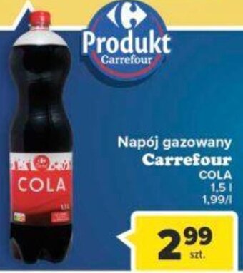 Carrefour Carrefour Napój gazowany 1,5l oferta