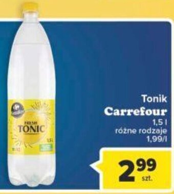 Carrefour Carrefour Tonik 1,5l oferta
