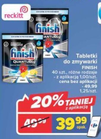 Carrefour Reckitt Tabletki do zmywarki Finish oferta