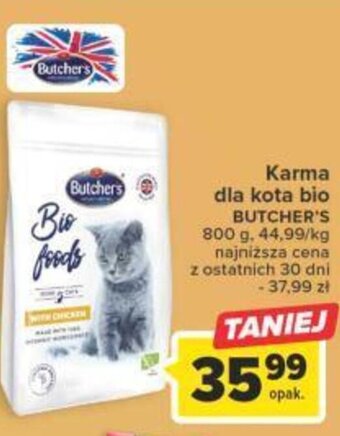 Carrefour Butcher's Karma dla kota 800g oferta