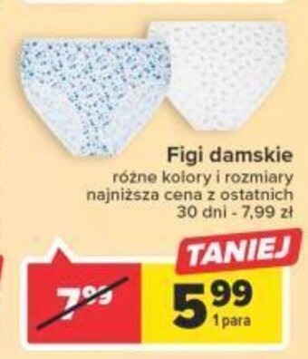 Carrefour Figi damskie oferta