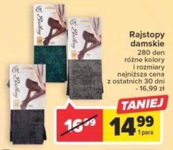 Carrefour Rajstopy damskie oferta