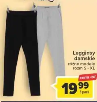 Carrefour Legginsy damskie rozm. S-XL oferta