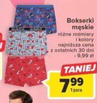 Carrefour Bokserki męskie oferta