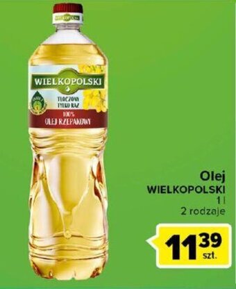 Carrefour Wielkopolski Olej 1l oferta