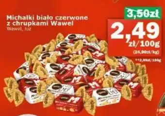 Społem Wawel Michałki biało czerwone 100 g oferta