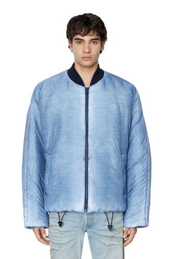 Trompe l'oeil kimono puffer jacket