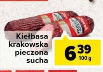 Carrefour Olewnik Kiełbasa krakowska pieczona sucha 100g oferta