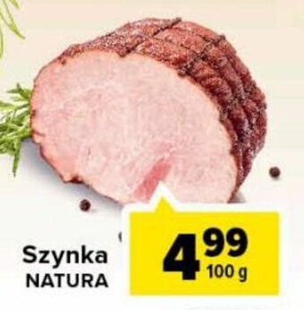 Carrefour Wędzarnia Dubielak Szynka Natura 100g oferta