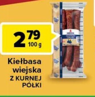 Carrefour Cedrob Kiełbasa wiejska z Kurnej półki 100g oferta