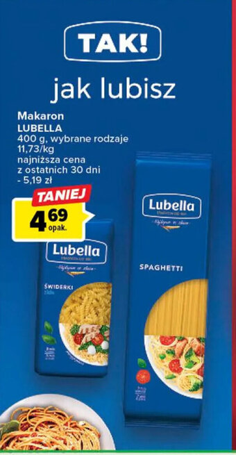 Carrefour Lubella Makaron 400g oferta