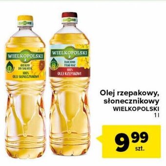 Carrefour Wielkopolski Olej rzepakowy słonecznikowy 1l oferta