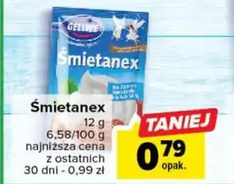 Carrefour Gellwe Śmietanex 12 g oferta