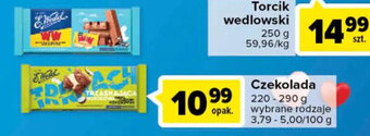 Carrefour E.Wedel Czekolada 220-290g oferta