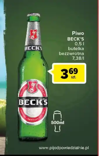 Carrefour Beck's Piwo 0,5l oferta