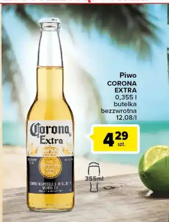 Carrefour Corona Extra Piwo 0,355 l oferta