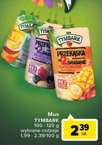 Carrefour Maspex Mus Tymbark 100-120g oferta
