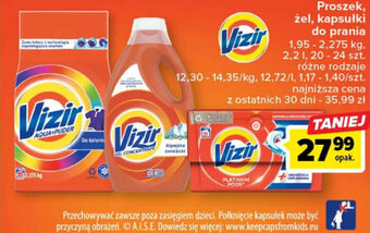 Carrefour Vizir Proszek, żel, kapsułki do prania oferta