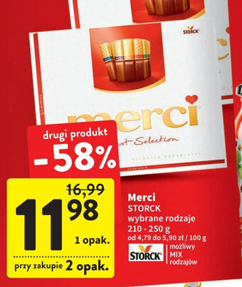 Intermarche Strock Merci 210-250g oferta