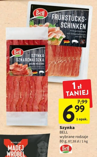 Intermarche Bell szynka 80g oferta