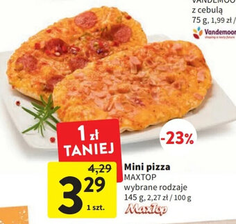 Intermarche Maxtop mini pizza 145g oferta