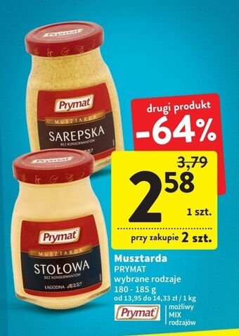 Intermarche Musztarda sarepska prymat oferta