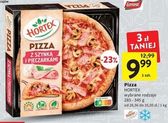 Intermarche Pizza z szynką i pieczarkami hortex oferta