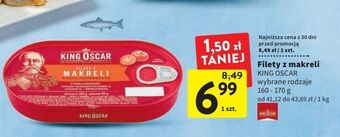 Intermarche Filety z makreli w sosie pomidorowym king oscar oferta