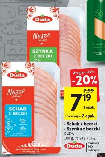 Intermarche Szynka z beczki silesia duda specialite nasze polskie! oferta