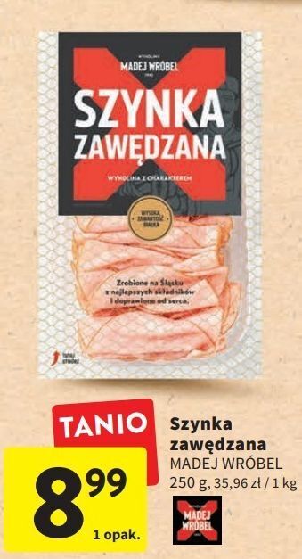 Intermarche Szynka zawędzana madej & wróbel oferta