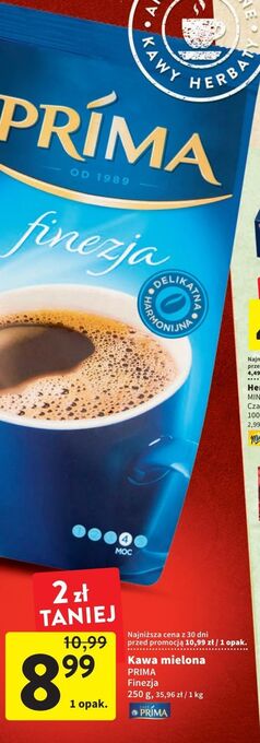 Intermarche Kawa cafe prima finezja oferta