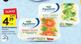 Intermarche Serek kremowy pesto i rukola arla apetina oferta