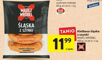 Intermarche Kiełbasa śląska z szynki madej & wróbel oferta