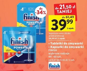 Intermarche Tabletki do zmywarek lemon finish power essential oferta