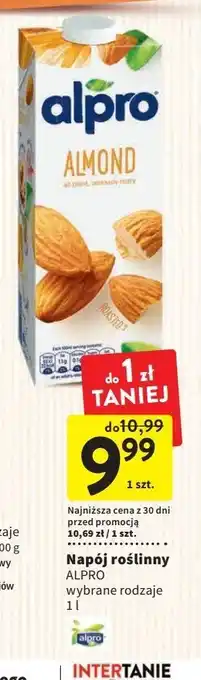 Intermarche Napój migdałowy alpro oferta