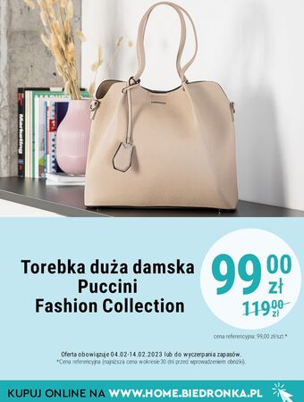 Biedronka Torebka duża puccini oferta