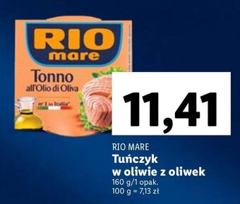 Lidl Tuńczyk kawałki w oliwie z oliwek rio mare oferta