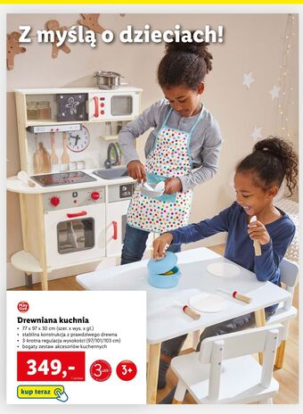 Lidl Kuchnia drewniana playtive oferta