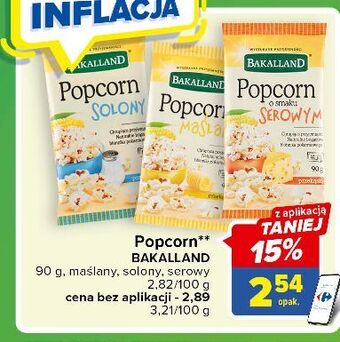 Carrefour Express Popcorn maślany bakalland oferta