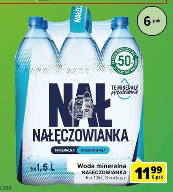 Carrefour Express Woda niegazowana nałęczowianka oferta