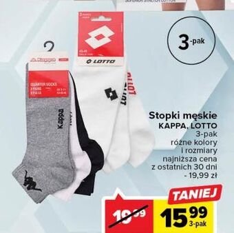 Carrefour Stopki męskie lotto oferta