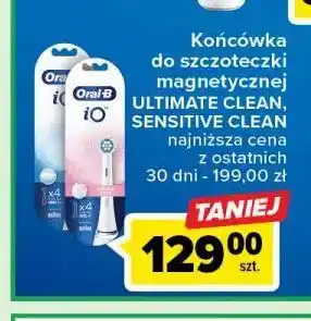 Carrefour Końcówki do szczoteczki ultimate clean oral-b io oferta