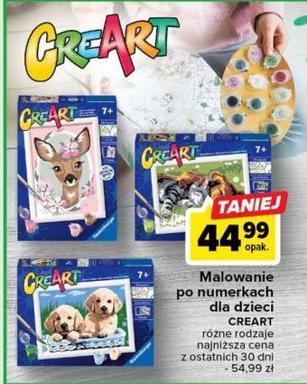 Malowanie po numerkach pieski creart