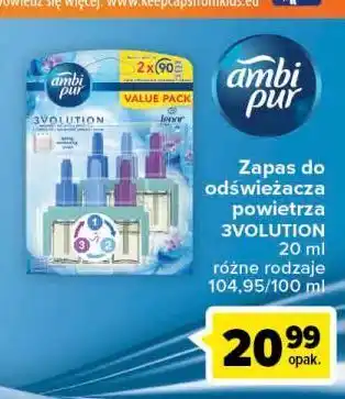 Carrefour Wkłady zapachowe lenor ambi pur 3volution oferta