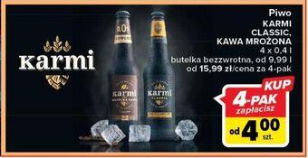 Carrefour Piwo karmi mrożona kawa oferta