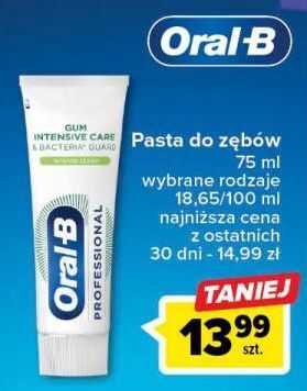 Carrefour Pasta do zębów intense clean oral-b gum intensive care oferta