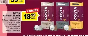 Carrefour Kawa costa coffee warming blend lungo oferta