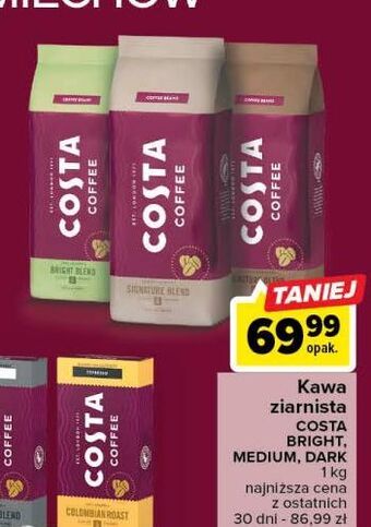 Carrefour Kawa mocno palona costa coffee signature blend oferta
